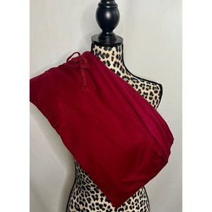 AGNES & DORA STRETCH JOGGERS CRANBERRY KNIT PANTS WOMENS PLUS SIZE XXL 2XL